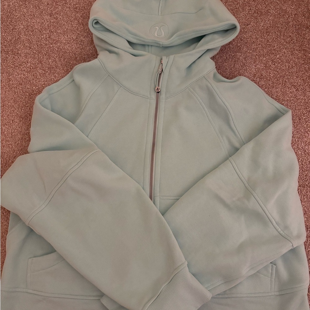 Lululemon Mint Green Zip-Up Hoodie